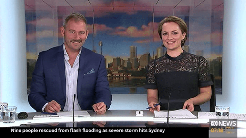 Suzanne Haddan appears on ABC Weekend Breakfast - 9 February 2019